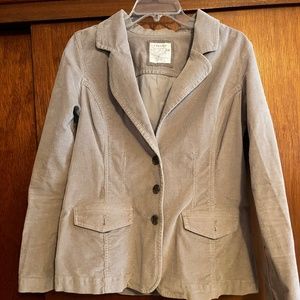 Tan cord blazer, size medium